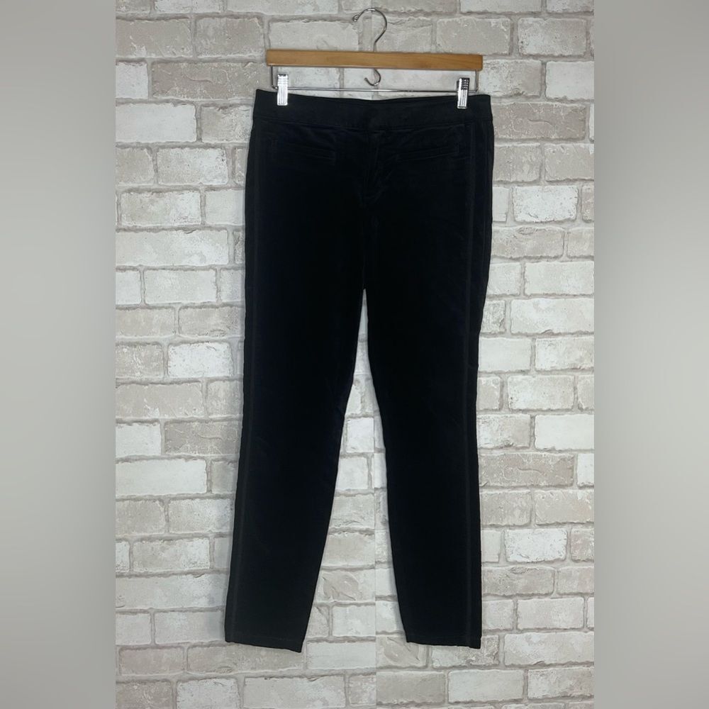 LOFT Black Modern Skinny Corduroy Trouser Pants Size 27/4